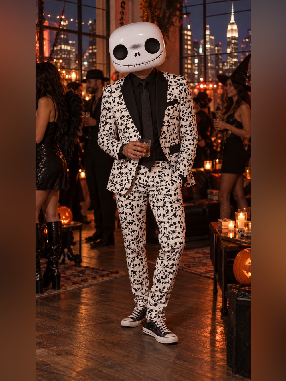 Disney Nightmare Before Christmas Jack Skellington Suit Funko POP Mask Size 40
